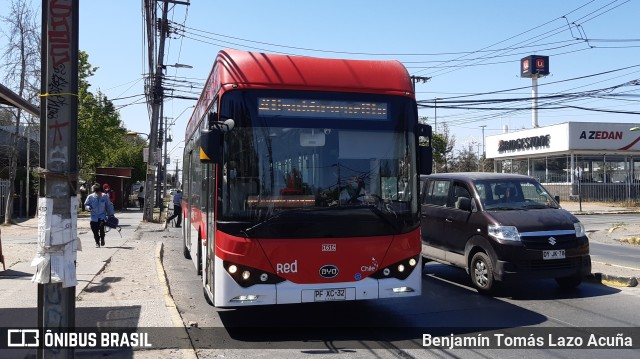 Metbus 1616 na cidade de Maipú, Santiago, Metropolitana de Santiago, Chile, por Benjamín Tomás Lazo Acuña. ID da foto: 9346785.