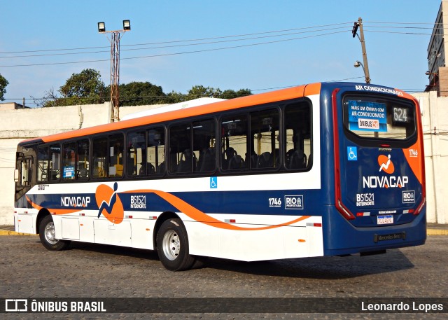 Viação Novacap B51521 na cidade de Rio de Janeiro, Rio de Janeiro, Brasil, por Leonardo Lopes. ID da foto: 9347804.