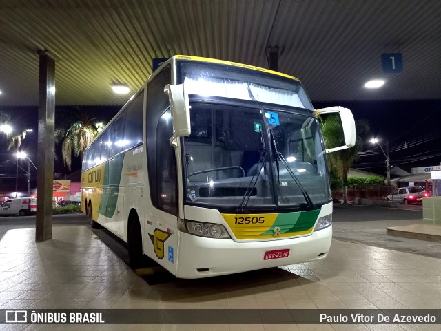 Empresa Gontijo de Transportes 12505 na cidade de Sacramento, Minas Gerais, Brasil, por Paulo Vitor De Azevedo. ID da foto: 9347763.