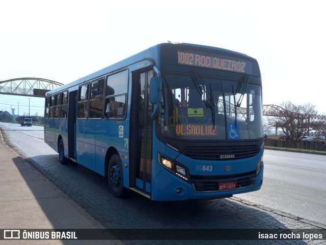 Taguatur - Taguatinga Transporte e Turismo 05643 na cidade de Samambaia, Distrito Federal, Brasil, por isaac rocha lopes. Número da foto: #9346250.