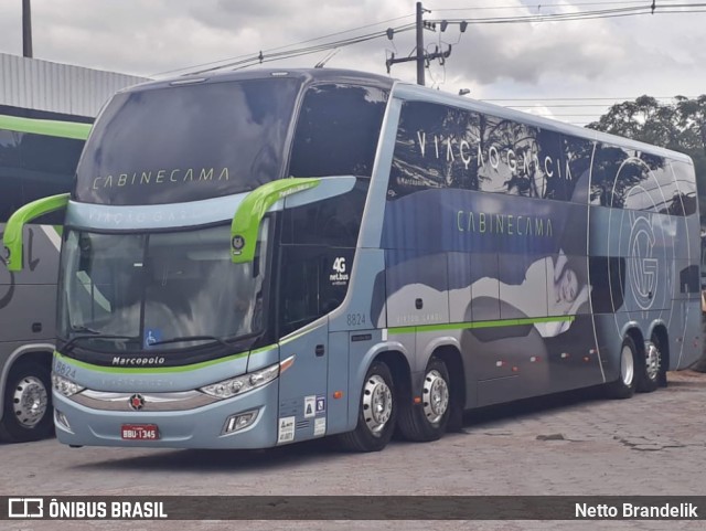 Viação Garcia 8824 na cidade de Curitiba, Paraná, Brasil, por Netto Brandelik. ID da foto: 9345734.