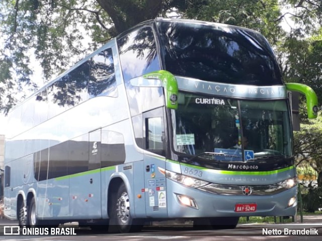 Viação Garcia 8623 na cidade de Curitiba, Paraná, Brasil, por Netto Brandelik. Número da foto: #9345677.