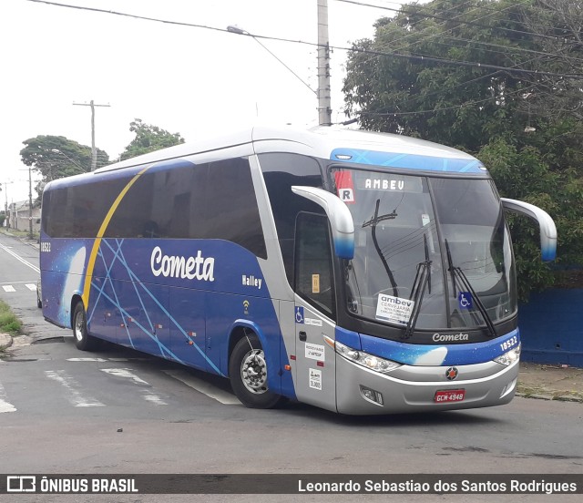 Viação Cometa 18522 na cidade de Campinas, São Paulo, Brasil, por Leonardo Sebastiao dos Santos Rodrigues. ID da foto: 9347553.