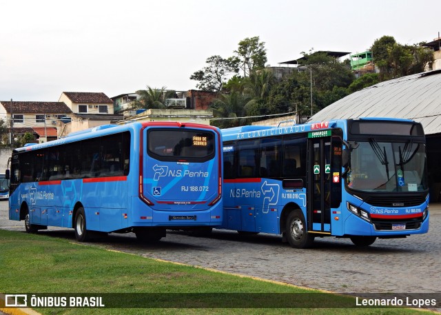 Viação Nossa Senhora da Penha RJ 188.072 na cidade de Mesquita, Rio de Janeiro, Brasil, por Leonardo Lopes. ID da foto: 9347683.