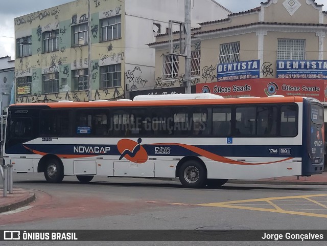 Viação Novacap C51599 na cidade de Rio de Janeiro, Rio de Janeiro, Brasil, por Jorge Gonçalves. Número da foto: #9347528.