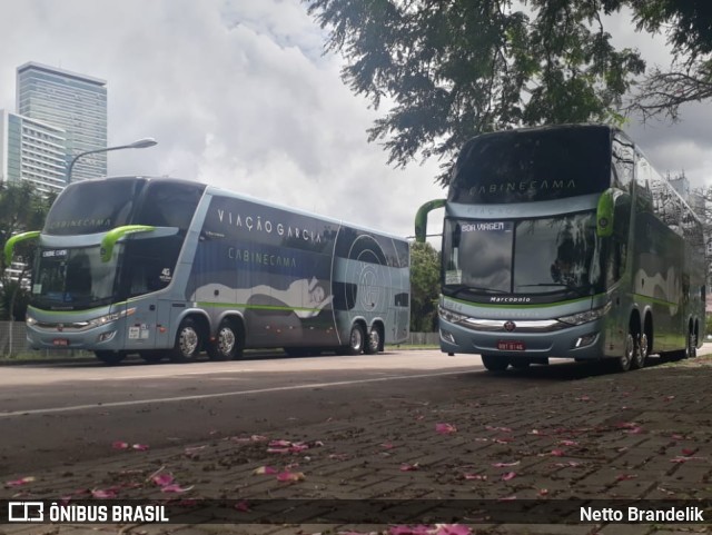 Viação Garcia 8814 na cidade de Curitiba, Paraná, Brasil, por Netto Brandelik. ID da foto: 9345725.