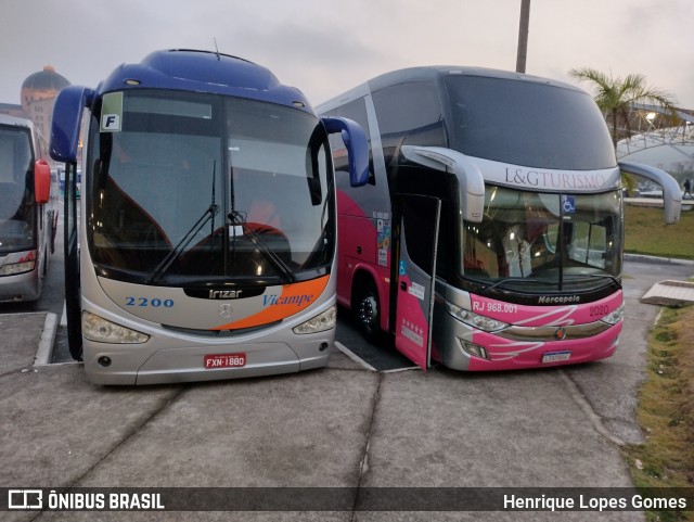 Vicampe Transportes e Turismo 2200 na cidade de Aparecida, São Paulo, Brasil, por Henrique Lopes Gomes. Número da foto: #9346907.