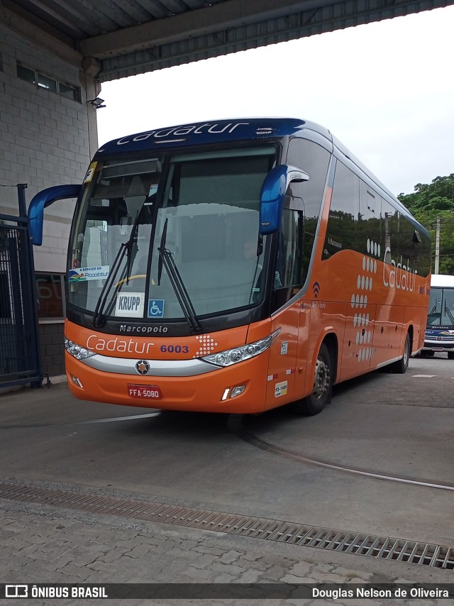 Cadatur Transportes e Turismo 6003 na cidade de Várzea Paulista, São Paulo, Brasil, por Douglas Nelson de Oliveira. Número da foto: #9345463.