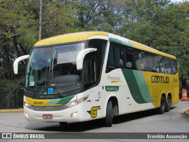 Empresa Gontijo de Transportes 18585 na cidade de São Paulo, São Paulo, Brasil, por Eronildo Assunção. ID da foto: 9347002.