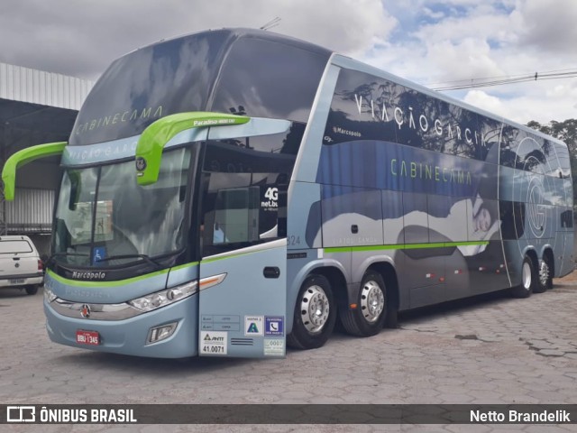 Viação Garcia 8824 na cidade de Curitiba, Paraná, Brasil, por Netto Brandelik. Número da foto: #9345716.