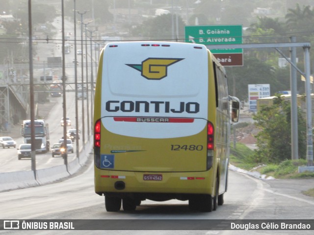 Empresa Gontijo de Transportes 12480 na cidade de Belo Horizonte, Minas Gerais, Brasil, por Douglas Célio Brandao. ID da foto: 9347699.