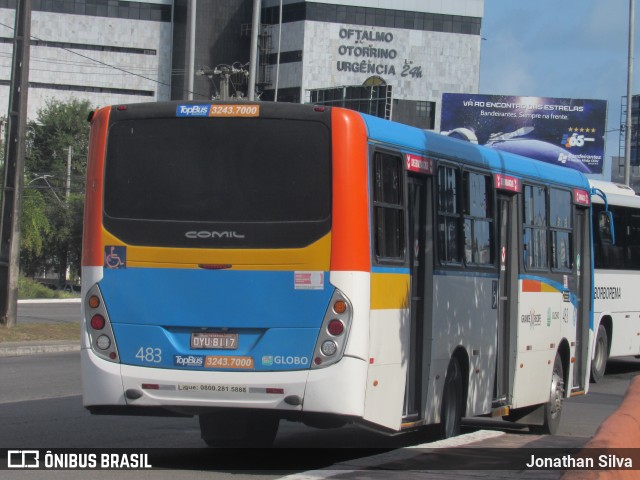 Transportadora Globo 483 na cidade de Recife, Pernambuco, Brasil, por Jonathan Silva. Número da foto: #9348283.