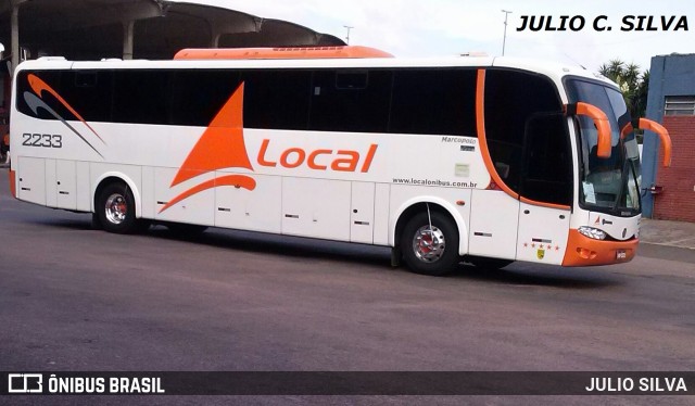 LOCAL - Locadora de Ônibus Canoas Ltda. 2233 na cidade de Porto Alegre, Rio Grande do Sul, Brasil, por JULIO SILVA. ID da foto: 9350309.