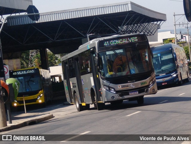 City Transporte Urbano Intermodal Sorocaba 2685 na cidade de Sorocaba, São Paulo, Brasil, por Vicente de Paulo Alves. ID da foto: 9348132.