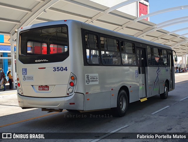 Viação Rosa Vitória da Conquista 3504 na cidade de Vitória da Conquista, Bahia, Brasil, por Fabrício Portella Matos. ID da foto: 9349069.