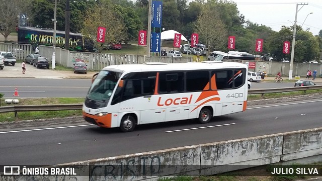 LOCAL - Locadora de Ônibus Canoas Ltda. 4400 na cidade de Esteio, Rio Grande do Sul, Brasil, por JULIO SILVA. Número da foto: #9349780.