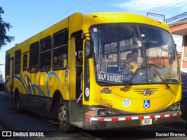 AMSA - Autotransportes Moravia 55 na cidade de San Vicente, Moravia, San José, Costa Rica, por Daniel Brenes. Número da foto: #9350099.