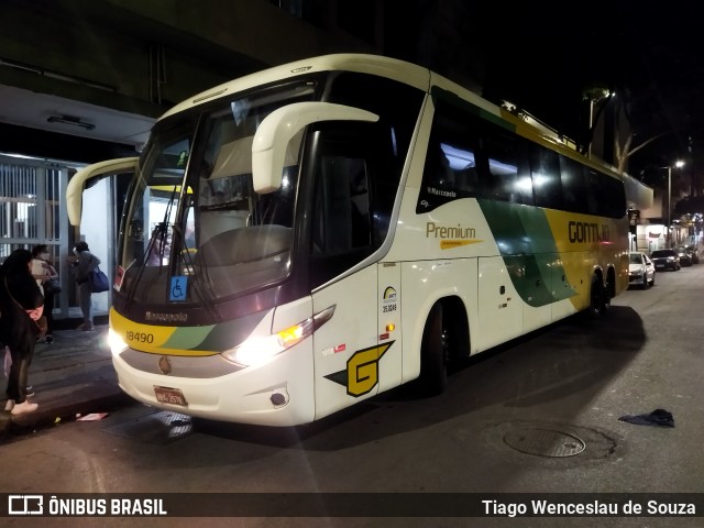 Empresa Gontijo de Transportes 18490 na cidade de Belo Horizonte, Minas Gerais, Brasil, por Tiago Wenceslau de Souza. ID da foto: 9350514.