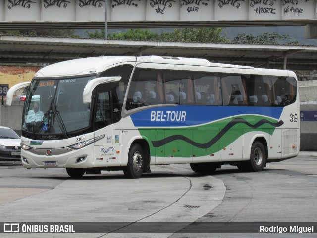 Bel-Tour Transportes e Turismo 319 na cidade de Rio de Janeiro, Rio de Janeiro, Brasil, por Rodrigo Miguel. ID da foto: 9350446.