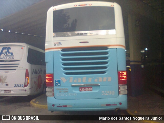 Viatran - Viação TransBrasília 5290 na cidade de Salvador, Bahia, Brasil, por Mario dos Santos Nogueira Junior. ID da foto: 9348943.