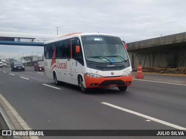 LOCAL - Locadora de Ônibus Canoas Ltda. 1600 na cidade de Esteio, Rio Grande do Sul, Brasil, por JULIO SILVA. Número da foto: #9350279.