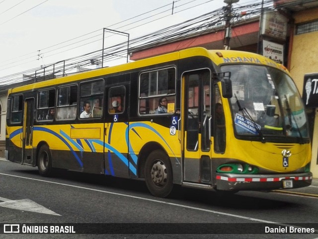 AMSA - Autotransportes Moravia 27 na cidade de San Vicente, Moravia, San José, Costa Rica, por Daniel Brenes. Número da foto: #9350122.