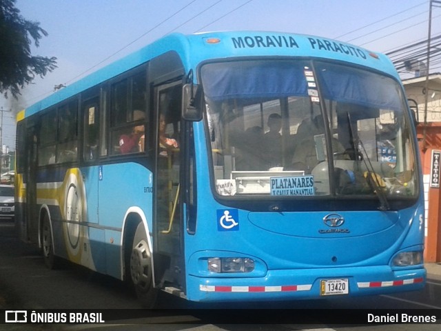 Transportes Paracito 05 na cidade de San Vicente, Moravia, San José, Costa Rica, por Daniel Brenes. Número da foto: #9350033.