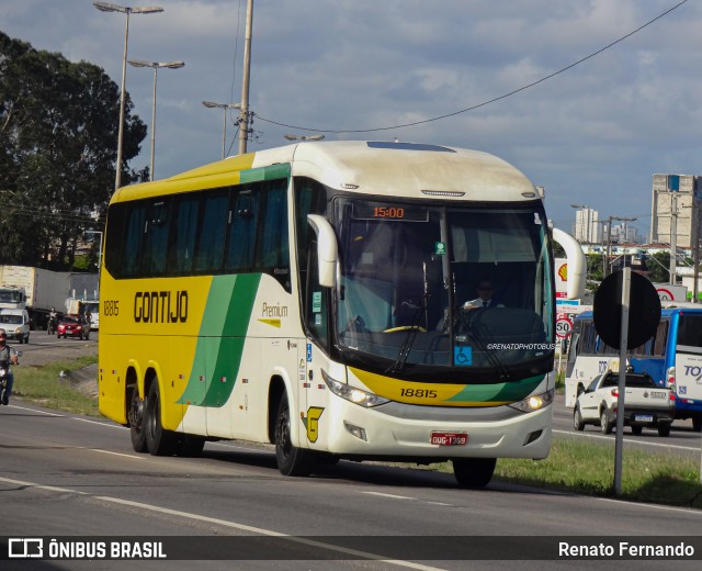 Empresa Gontijo de Transportes 18815 na cidade de Recife, Pernambuco, Brasil, por Renato Fernando. ID da foto: 9348782.