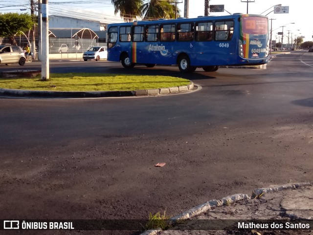 Viação Atalaia Transportes 6049 na cidade de Aracaju, Sergipe, Brasil, por Matheus dos Santos. ID da foto: 9348438.