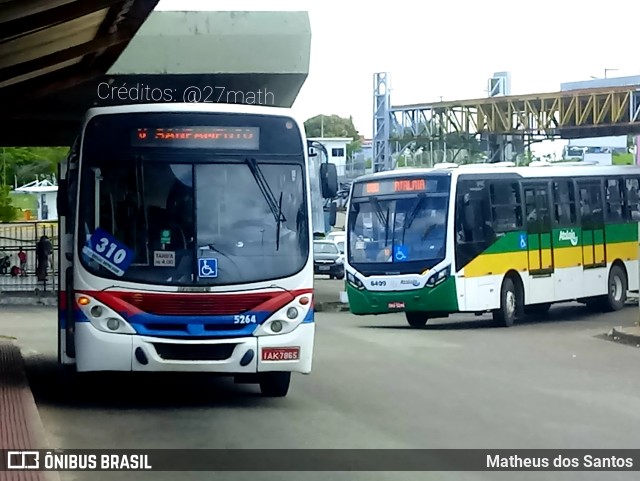 AVP - Auto Viação Paraíso 5264 na cidade de Aracaju, Sergipe, Brasil, por Matheus dos Santos. ID da foto: 9348446.