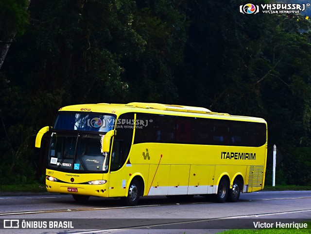 Viação Itapemirim 8917 na cidade de Petrópolis, Rio de Janeiro, Brasil, por Victor Henrique. ID da foto: 9350076.