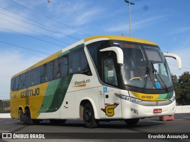 Empresa Gontijo de Transportes 18480 na cidade de São Paulo, São Paulo, Brasil, por Eronildo Assunção. ID da foto: 9352804.