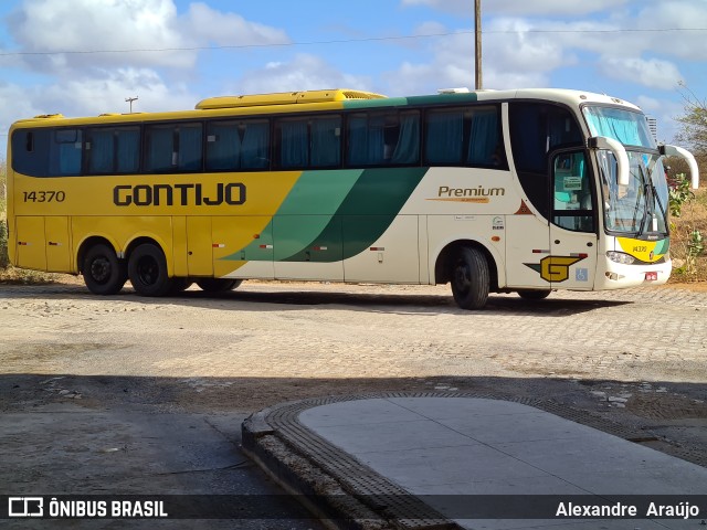 Empresa Gontijo de Transportes 14370 na cidade de Mossoró, Rio Grande do Norte, Brasil, por Alexandre  Araújo. ID da foto: 9352076.