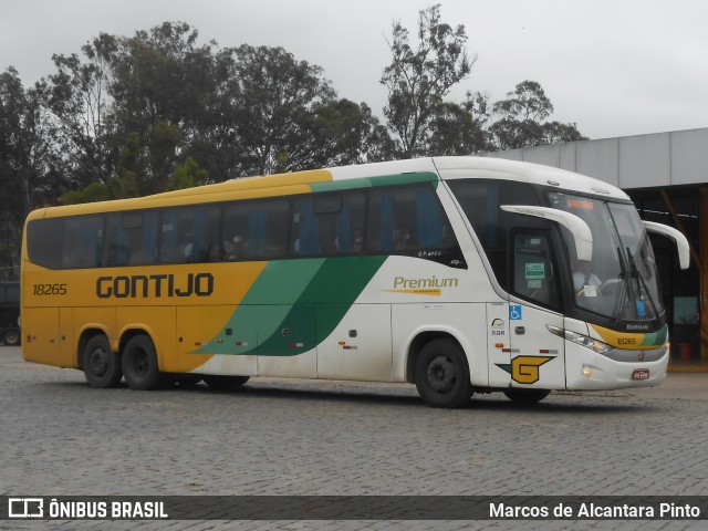 Empresa Gontijo de Transportes 18265 na cidade de Perdões, Minas Gerais, Brasil, por Marcos de Alcantara Pinto. Número da foto: #9352133.