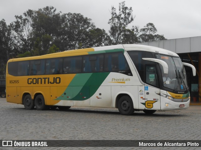 Empresa Gontijo de Transportes 18265 na cidade de Perdões, Minas Gerais, Brasil, por Marcos de Alcantara Pinto. ID da foto: 9352133.