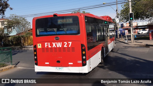 Metbus 1193 na cidade de Maipú, Santiago, Metropolitana de Santiago, Chile, por Benjamín Tomás Lazo Acuña. ID da foto: 9351894.