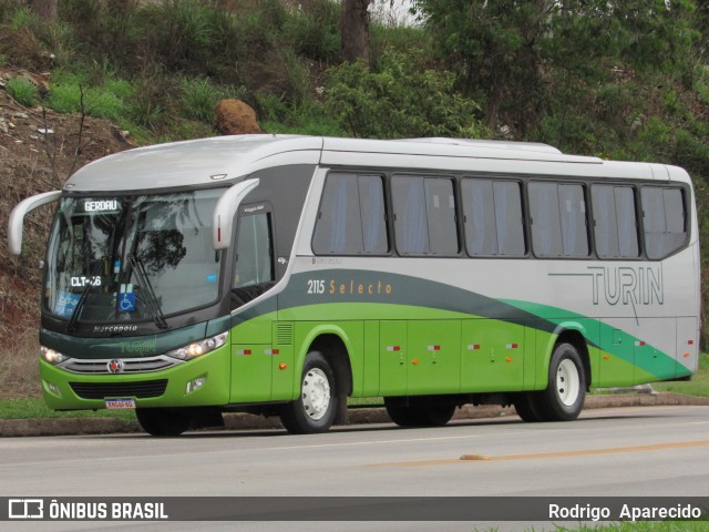 Turin Transportes 2115 na cidade de Conselheiro Lafaiete, Minas Gerais, Brasil, por Rodrigo  Aparecido. Número da foto: #9351522.