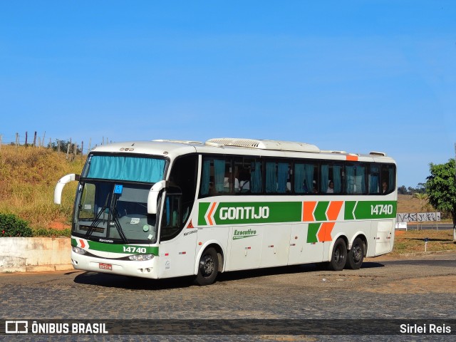 Empresa Gontijo de Transportes 14740 na cidade de João Monlevade, Minas Gerais, Brasil, por Sirlei Reis. ID da foto: 9352536.