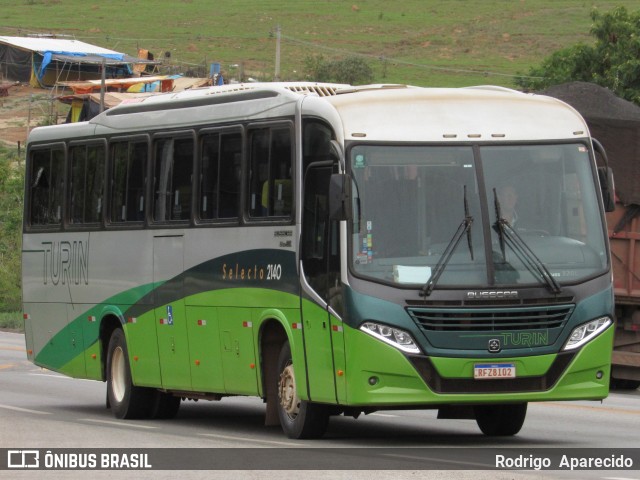 Turin Transportes 2140 na cidade de Conselheiro Lafaiete, Minas Gerais, Brasil, por Rodrigo  Aparecido. Número da foto: #9351539.