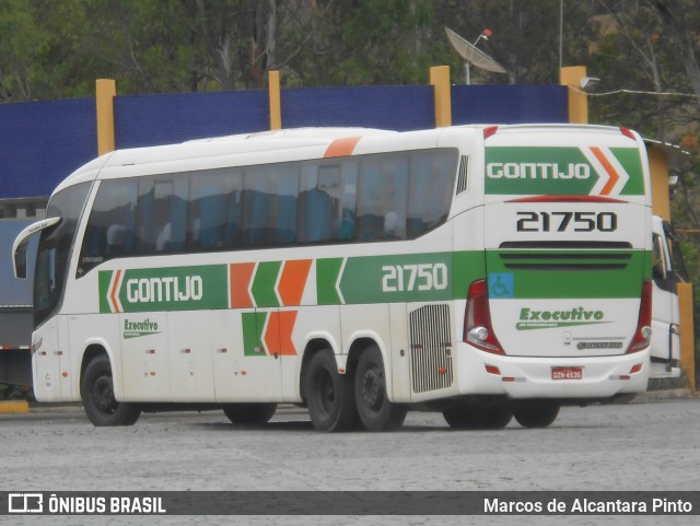 Empresa Gontijo de Transportes 21750 na cidade de Perdões, Minas Gerais, Brasil, por Marcos de Alcantara Pinto. Número da foto: #9352082.