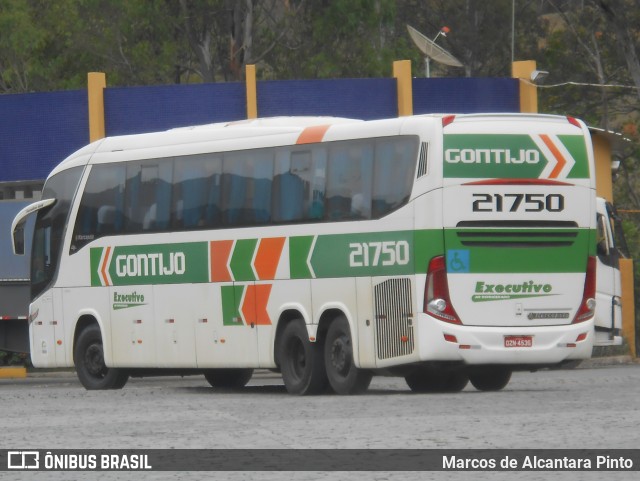 Empresa Gontijo de Transportes 21750 na cidade de Perdões, Minas Gerais, Brasil, por Marcos de Alcantara Pinto. ID da foto: 9352082.