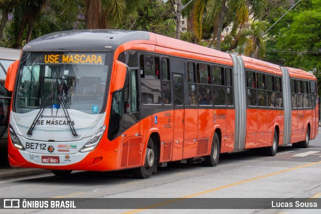 Transporte Coletivo Glória BE712 na cidade de Curitiba, Paraná, Brasil, por Lucas Sousa. ID da foto: 9351881.