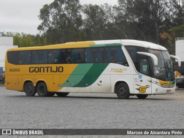 Empresa Gontijo de Transportes 18265 na cidade de Perdões, Minas Gerais, Brasil, por Marcos de Alcantara Pinto. Número da foto: #9352115.