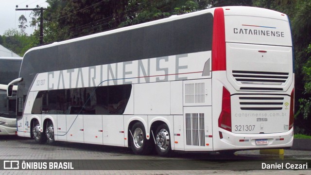 Auto Viação Catarinense 321307 na cidade de Brusque, Santa Catarina, Brasil, por Daniel Cezari. Número da foto: #9351756.