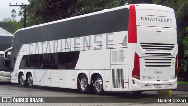 Auto Viação Catarinense 321307 na cidade de Brusque, Santa Catarina, Brasil, por Daniel Cezari. ID da foto: 9351756.