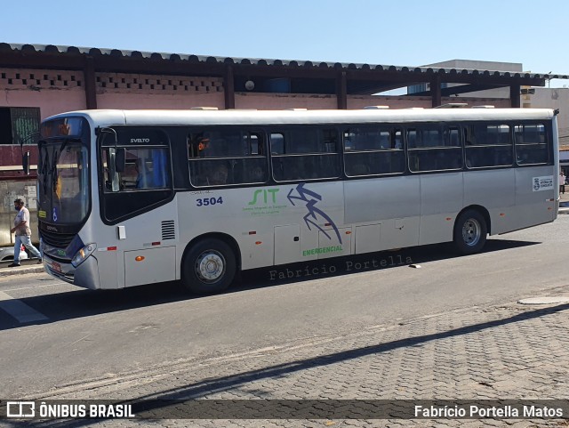 Viação Rosa Vitória da Conquista 3504 na cidade de Vitória da Conquista, Bahia, Brasil, por Fabrício Portella Matos. Número da foto: #9352241.