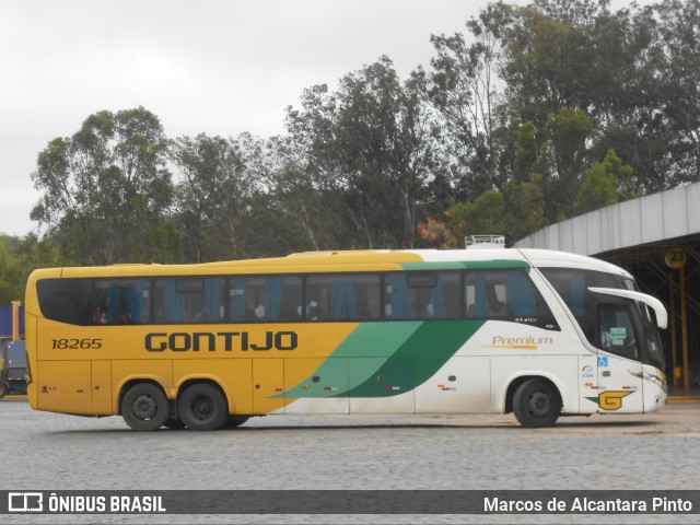 Empresa Gontijo de Transportes 18265 na cidade de Perdões, Minas Gerais, Brasil, por Marcos de Alcantara Pinto. ID da foto: 9352102.