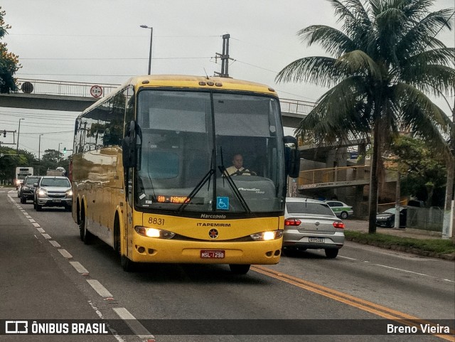 Viação Itapemirim 8831 na cidade de Campos dos Goytacazes, Rio de Janeiro, Brasil, por Breno Vieira. ID da foto: 9351638.