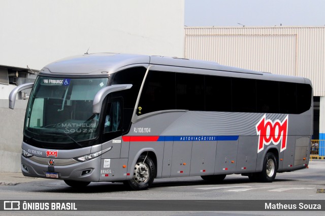 Auto Viação 1001 RJ 108.1104 na cidade de Rio de Janeiro, Rio de Janeiro, Brasil, por Matheus Souza. Número da foto: #9427553.