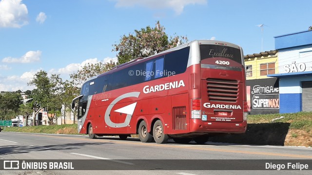 Expresso Gardenia 4200 na cidade de Formiga, Minas Gerais, Brasil, por Diego Felipe. Número da foto: #9425112.